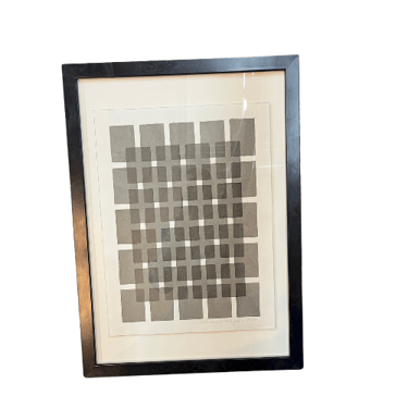 Mcguire Original Grey Rectangles Art