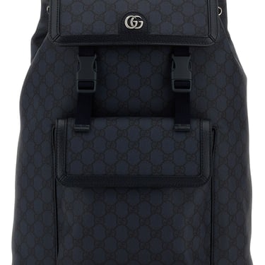 Gucci Men Gg Fabric Ophidia Backpack