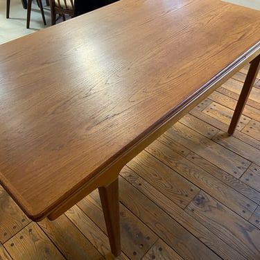 Danish Scandinavian teak dining table 