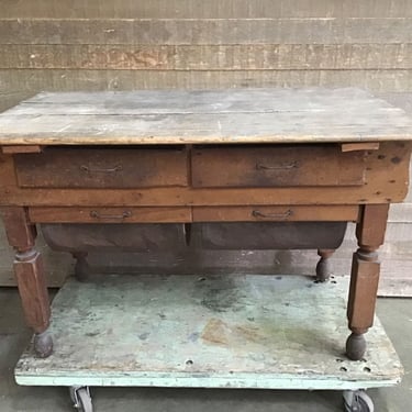 Antique Baker’s Table (Tacoma)