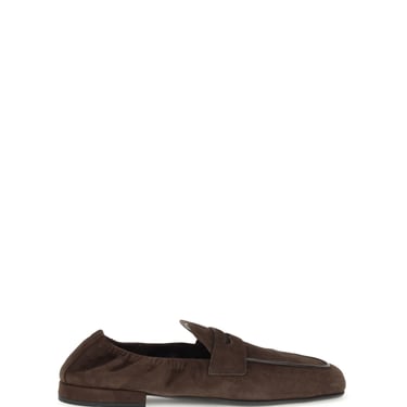 Prada Women Suede Shuffle Loafers