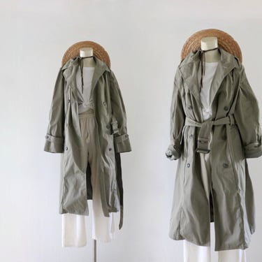 military trench jacket - m 