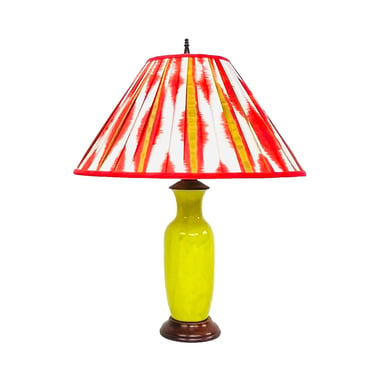 #1465 Citrine Table Lamp with Schumacher Fabric Shade