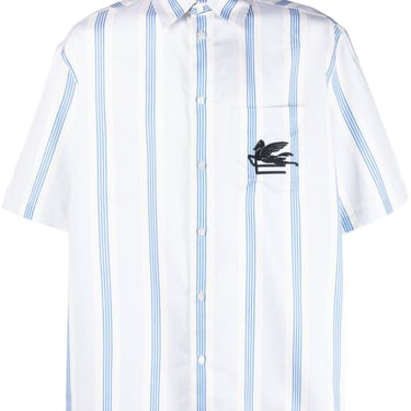 Etro Men Striped Cotton Shirt