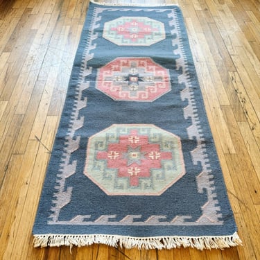 Periwinkle Kilim Runner