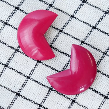 Vivid Pacman Post Earrings