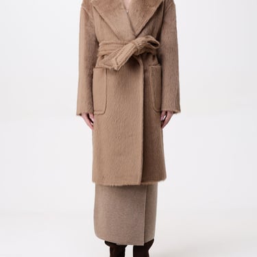 Max Mara Studio Coat Woman Camel Women