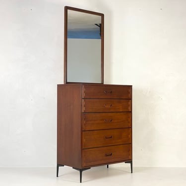 Lane Acclaim Chest with Mirror, Circa 1965 - *Please ask for a shipping quote before you buy. 