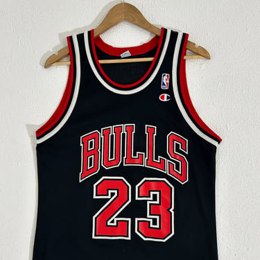 Vintage Michael Jordan Chicago Bulls Champion NBA Jersey Sz. M