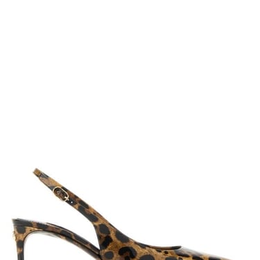 Dolce & Gabbana Women Printed Leather Pumps