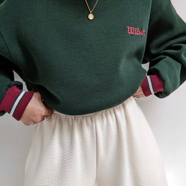 Vintage Embroidered Wilson Sweatshirt