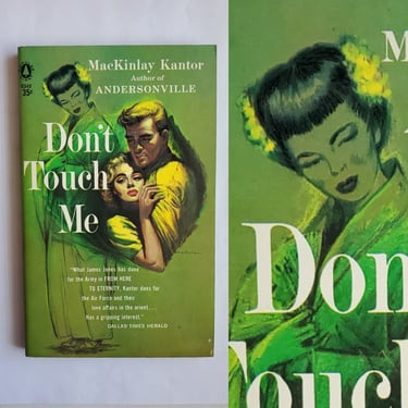 Vintage 1960s Pulp Fiction Paperback Book - Don't Touch Me - 60s Home Decor - 60s Paperback Books 