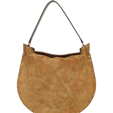 Isabel Marant Women Taupe Oskan Hobo Soft Shoulder Bag