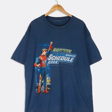 Vintage 2004 Nascar Jeff Gordon Pepsi Cheering Graphic T Shirt