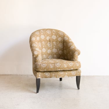Block Print Crapaud Chair | Nisa Mustard