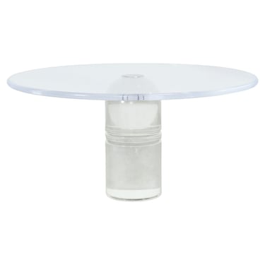 Charles Hollis Jones Le Dome Lucite Dining Table