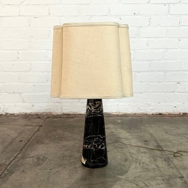 Vintage Solid marble table lamp 