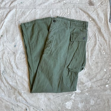 Size 40x32 Vintage 1940s US Army HBT Cargo Pants 