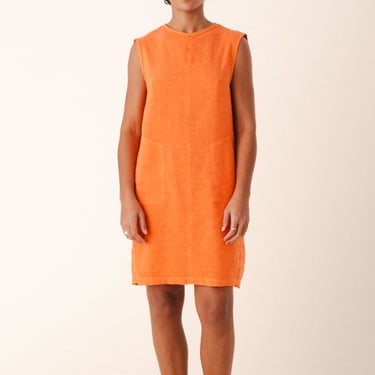 Divide Dress in Tangerine