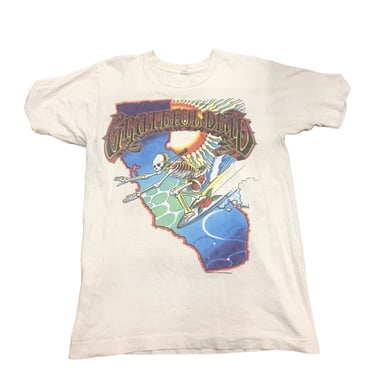 Vtg Vintage 1980s 80s 88 Rick Griffin The Grateful Dead California Surfer Shirt 
