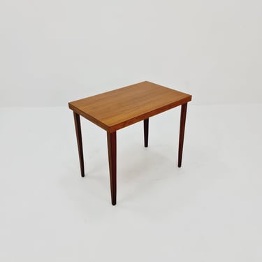 Midcentury German walnut side table by Opal Möbelfabrik, 1960s 