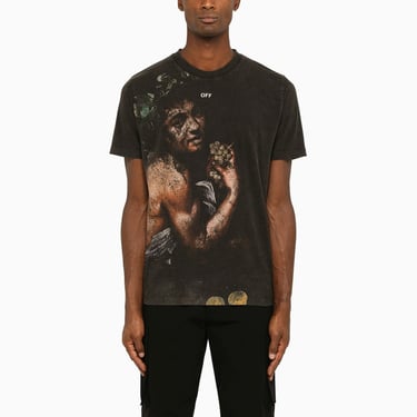 Off-White™ Black Crew-Neck T-Shirt With Print Men