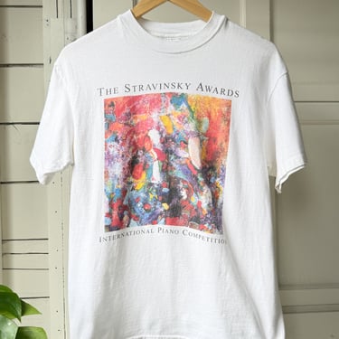 90s Stravinsky Piano Competition T-Shirt | M