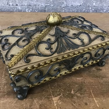 Decorative Plaster Trinket Box (Seattle)