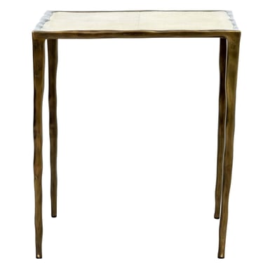 Rectangular Bronze Shagreen Table