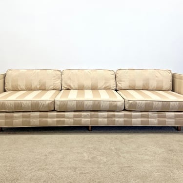 vintage mid century long Harvey Probber tuxedo sofa couch 