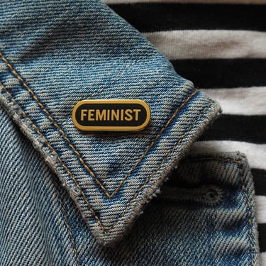 Feminist | Gold Enamel Pin