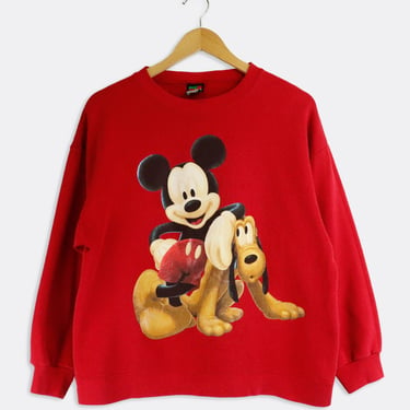Vintage Disney Mickey Mouse And Pluto Sweatshirt