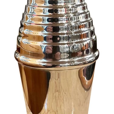 Art Deco "Stepped Up" Cocktail Shaker