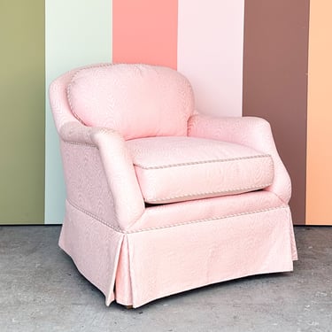 Pretty in Pink Upholstered Chair