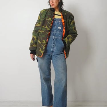 1980's Reversible Quilted Camo Jacket