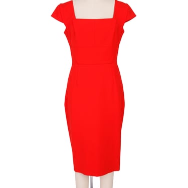 Roland Mouret Vermillion Crepe Dress