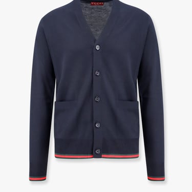 Gucci Men Gucci Blue Knitwear