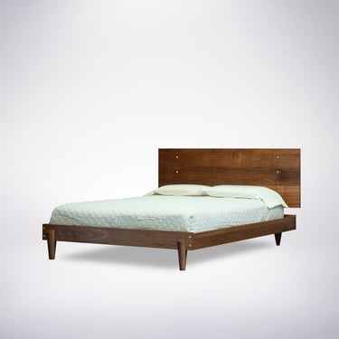 Wood Bed - Solid Wood Bed - Platform Bed - Apollo 