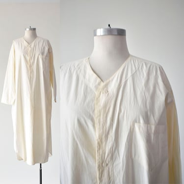 Antique White Cotton Nightgown 