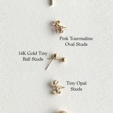 Superette Gold &amp; Gemstone Studs on Garmentory