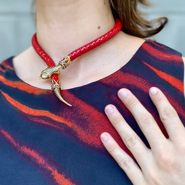 Whiting &amp; Davis Serpent Choker