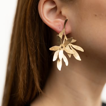 Brass and Sterling Silver Minori Earrings