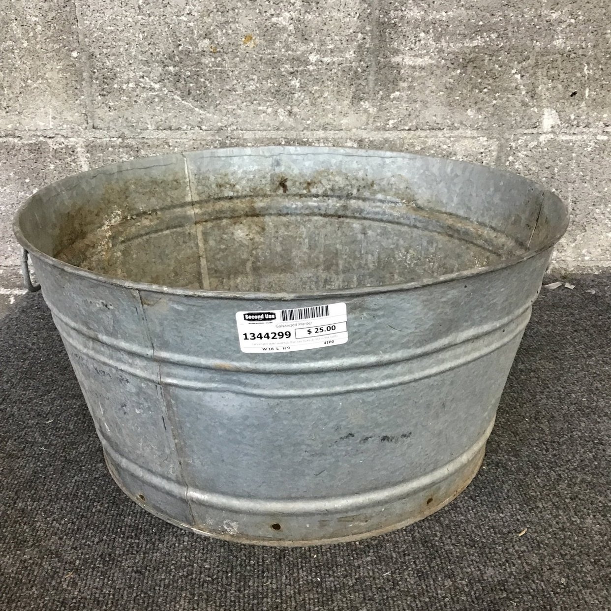Galvanized Planter (Seattle) | Second Use - Seattle and Tacoma, WA | ATTIC