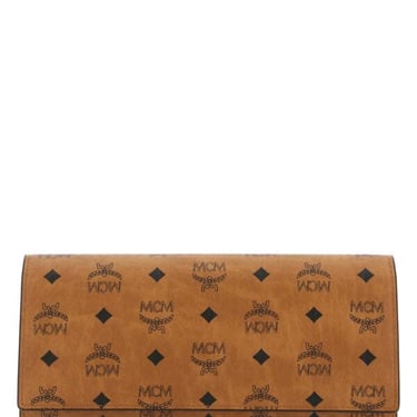 Mcm Women Printed Canvas Wallet