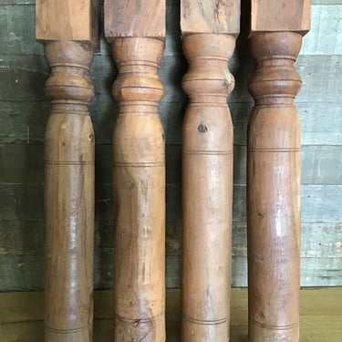 Four Solid Wood Table Legs (Tacoma)