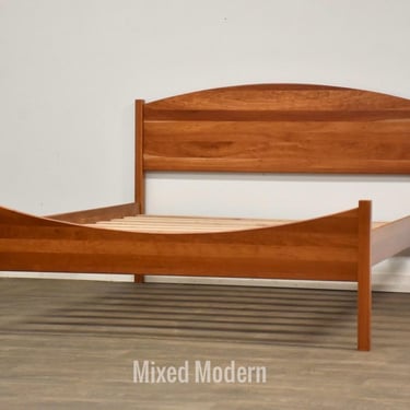 Modern Cherry Queen Bed 