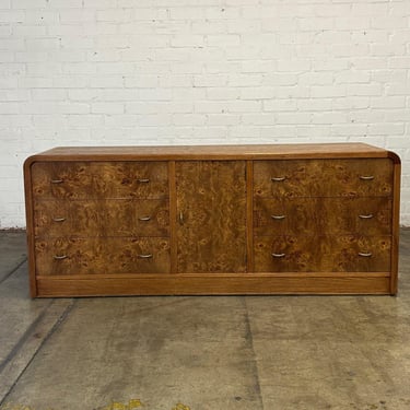 Burl and Oak Dresser 