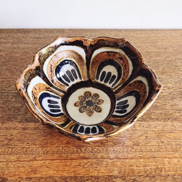 Vintage Ken Edwards El Palomar Mexico Ceramic Studio Pottery Bowl 