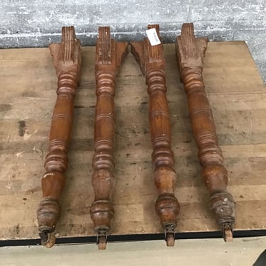 Vintage Wood Table Legs (4 pc) (Seattle)