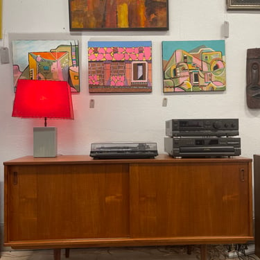 Mid Century Danish Teak Credenza by Dyrlund 